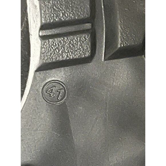 Steve Madden Black Suede Over The Knee Chunky Boots Sz 10-10.5 EU 41 Block Heel - Picture 8 of 12